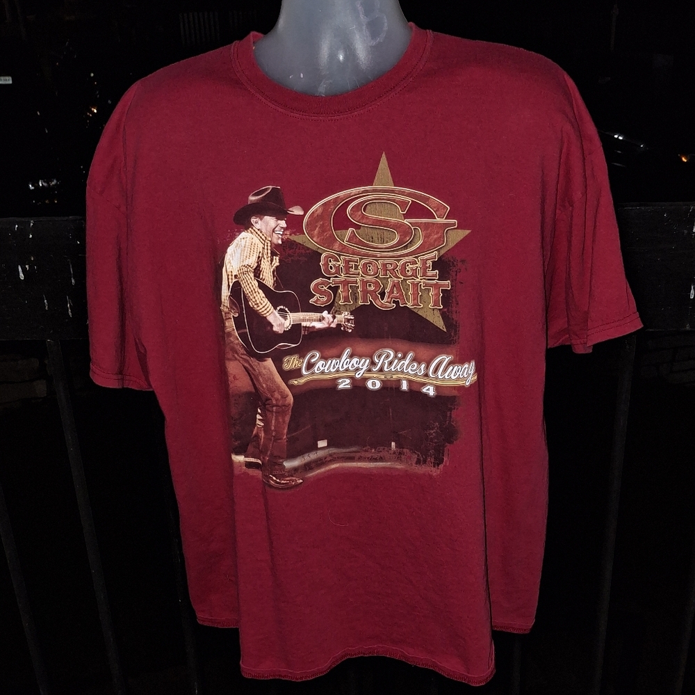 Vintage George Strait Country Music T Shirt Size 2XL